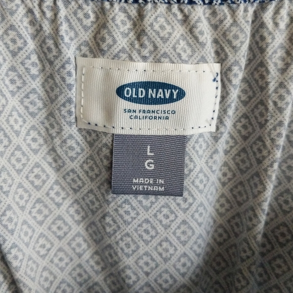 Old Navy Spaghetti Strap Blue Dress Size Large - Picture 4 of 6
